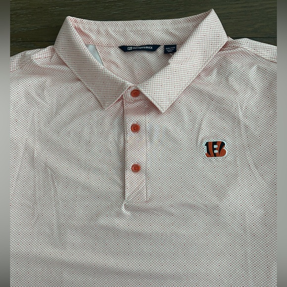 Cutter & Buck Other - Cutter and Buck Cincinnati Bengals Short Sleeve Polo Shirt Size 4XL Gently Worn